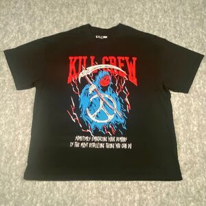 Kill Crew Oversized Embracing Demons T-Shirt Large Black Porrada Series Volume 1